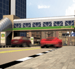 Bank Al Ahly Al Masry, Pedestrian Bridge, Korniche Street, Cairo, Egypt